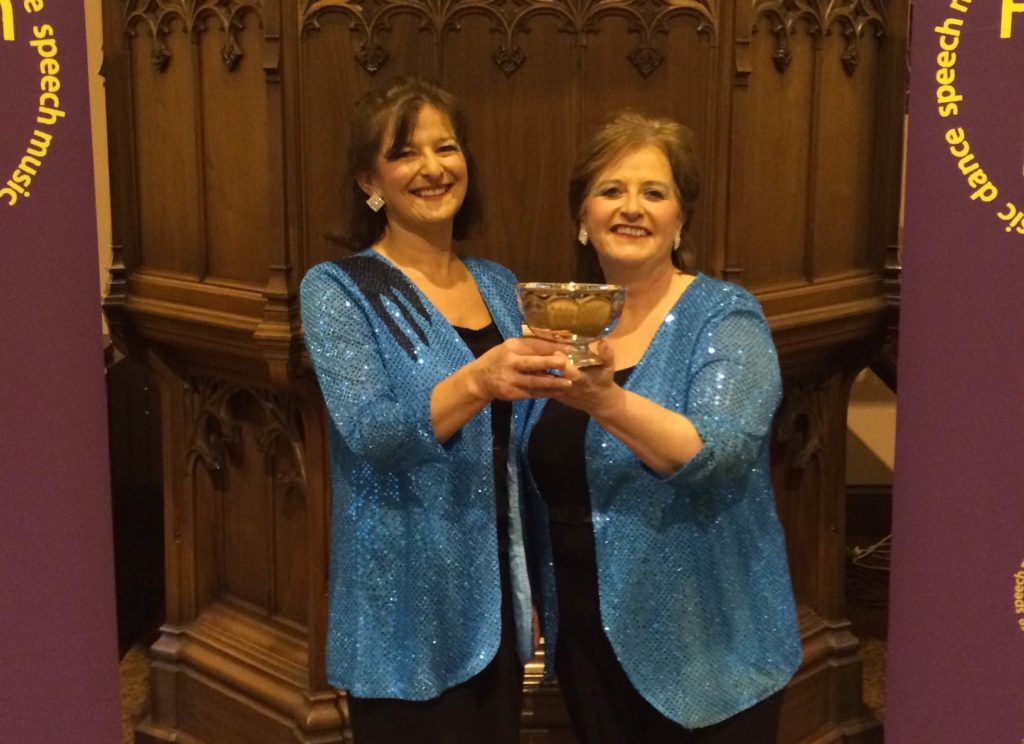 Hillfoot Harmony, Dollar, winners of the Perthshire Church Union Rosebowl for Female Choirs