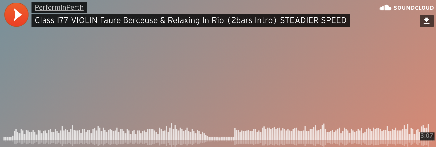 Backing tracks for your performance