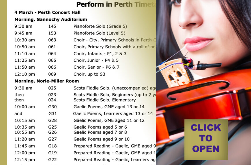 2024 Timetable (Draft)
