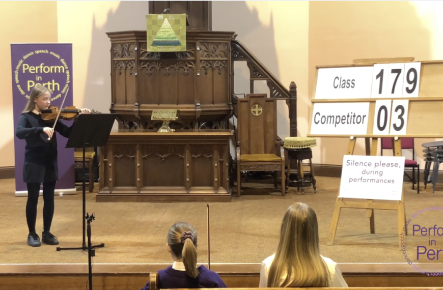 Wednesday 18th March, ’26 – Cello and Violin Solo Classes (evening)